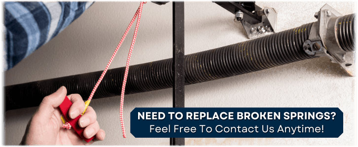 Broken Garage Door Spring Helotes